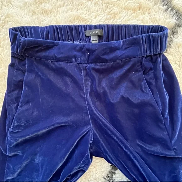 J.Crew Velvet Pull-On Pants – Navy – 4P - Picture 6 of 7